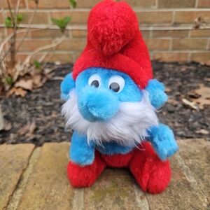 Blue & Red Plush Gnome Stuffed Toy - Soft Kids Plush